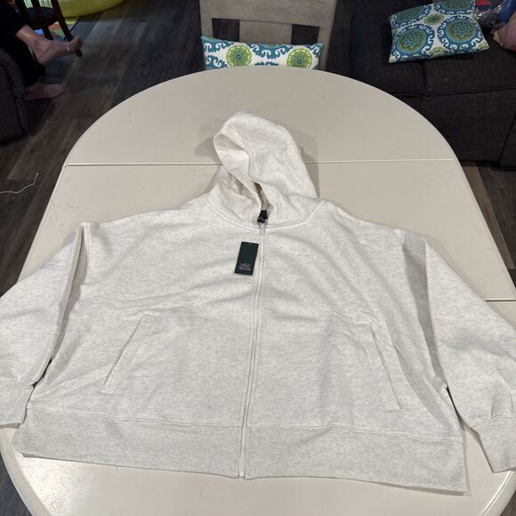 Women's Full Zip Hoodie by Wild Fable - Heather Gray - 3XL- NWT - Picture 1 of 10